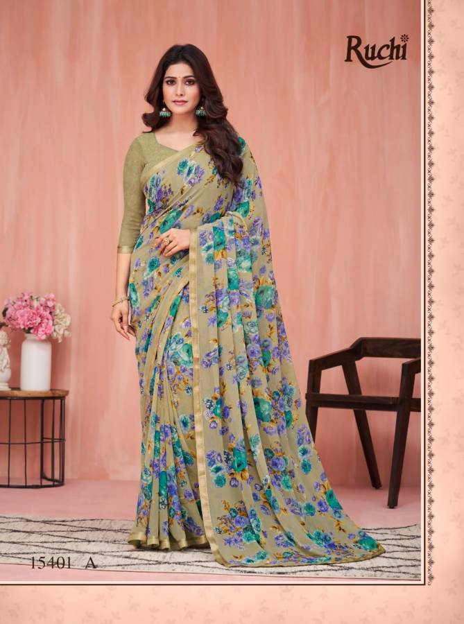 RUCHI PEACOCK 2nd EDITION Latest Fancy Regular Wear Heavy Georgette Saree Collection
